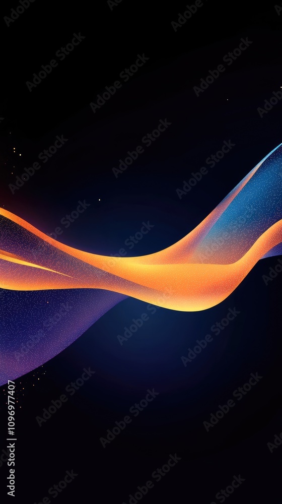 Poster smooth gradients and fluid patterns blend in vibrant hues, offering a striking abstract background t