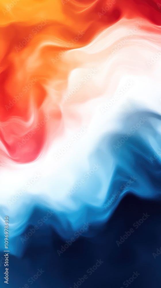 Poster this abstract background features captivating flowing waves with smooth gradients and intricate text
