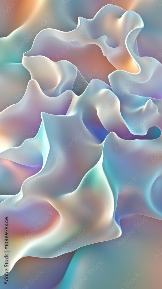 Poster a harmonious blend of colors create a visually stunning abstract background, perfect for enhancing b