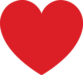 Cute Red hearts vector cartoon illustration for  Valentine's Day