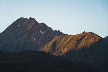 Berg in tollem Licht