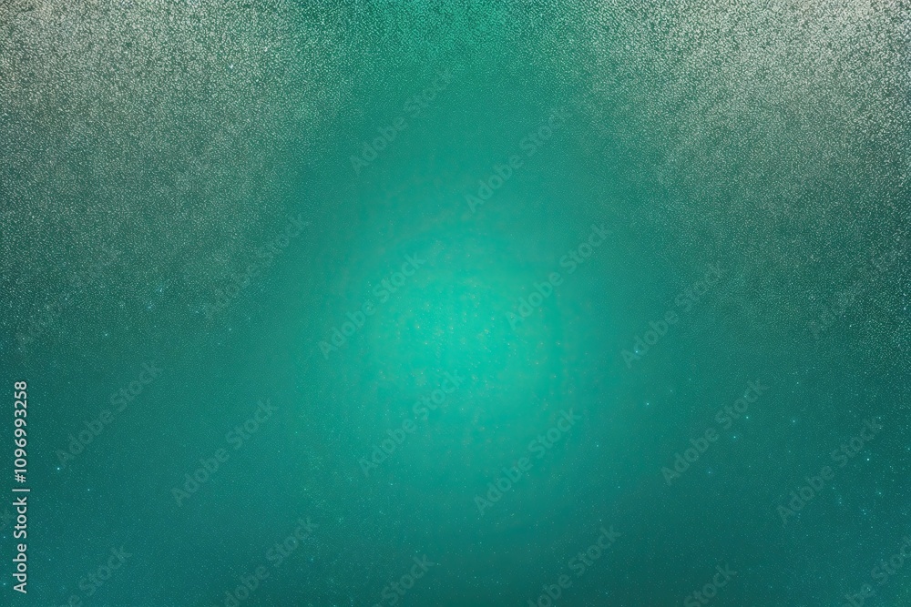 Poster vibrant teal gradient background with shimmering texture and generous copy space