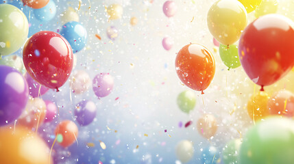 balloons on the wall