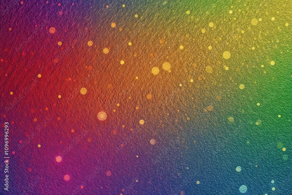 Poster bright colorful gradient background with textured grain and glowing highlights