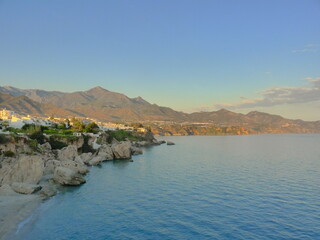 Nerja Andalucia mountain and beach