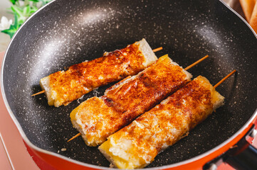 焼き上がったチーズソパン