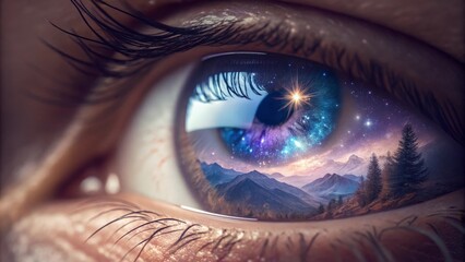 Naklejka premium eye of the world