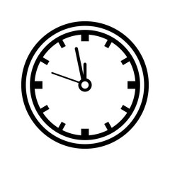 Clock icon set. For mobile concept and web design. vector illustration