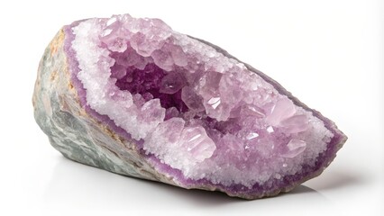 amethyst isolated on white background