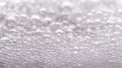 Obraz premium A Close Up View Of Many White Bubbles