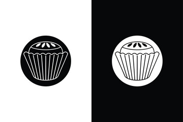 Muffin tin icon vector on White Background Vector Art Illustration on white background.