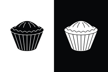 Muffin tin icon vector on White Background Vector Art Illustration on white background.