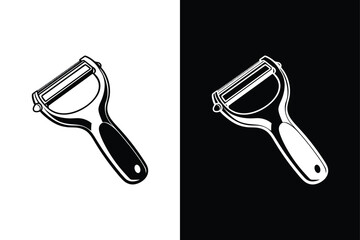 Peeler icon  vector on White Background Vector Art Illustration on white background.