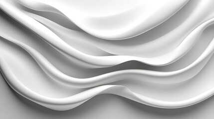 Fototapeta premium A white fabric with a wave pattern