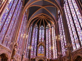 Sainte Chapelle Paris stained glass vitraux