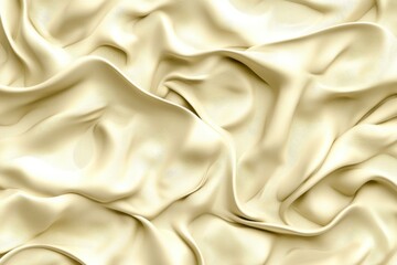 Fototapeta premium Cream-colored fabric waves seamless pattern texture 