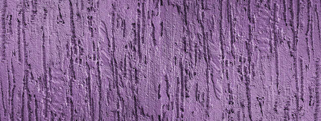 Abstract purple plaster texture imitating bark beetle traces. Abstract monochrome background with empty space for your design.