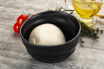 Round Mozzarella young cheese ball