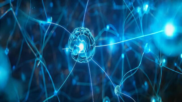 Blue Brain Connections neuron network map