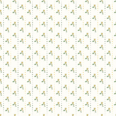 Minimal vector  Floral Seamless Pattern