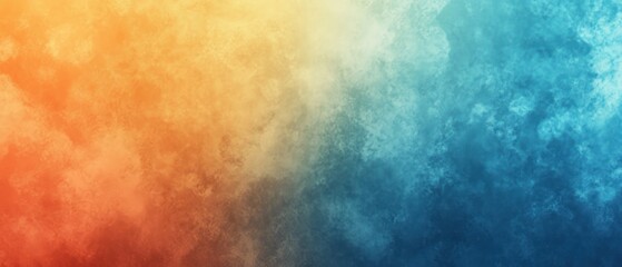 Obraz premium Abstract Orange And Blue Textured Background