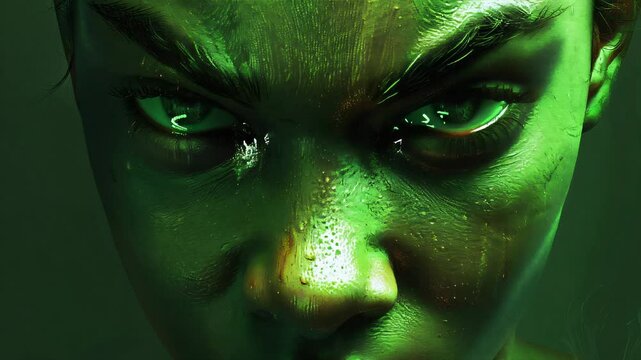 Disgust green a curled lip or raised eyebrow of discomfort. 