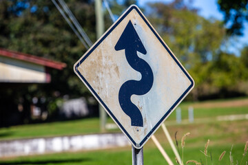 S Curve Sign