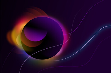 abstract background with circles