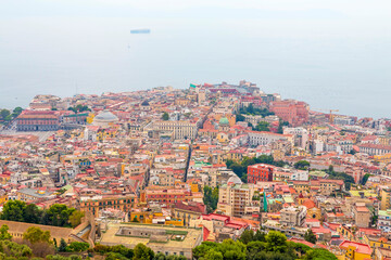 Captured from Sant'Elmo Castle, this photo reveals Naples’ vast cityscape, historic architecture, and iconic Mount Vesuvius framed by the Italian sky