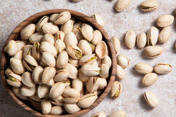 pistachio nuts close up