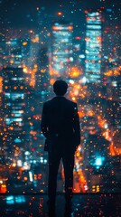 Fototapeta premium it's a company acting in cyberfefense who wants to talk about the future of cybersecurity