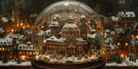 Enchanted snow globe captures a child&rsquo;s wonder during winter festivities