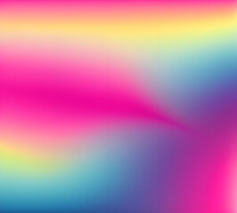 Fototapeta premium Wave of mixed beautiful gradient colors. smooth transitions. composition and leaking light exposure. Rainbow background. Modern design template. High quality 8k. generative ai 