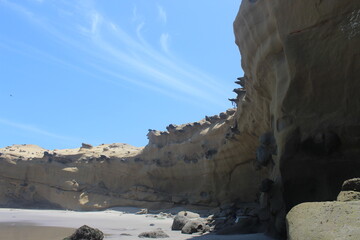 Cave on the beach 