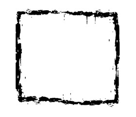 Grunge Frame for your text, Frame, Frame with splashes, Grunge frame brush square border vector stroke paint	