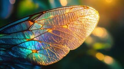 Close up butterfly wing colorful patterns
