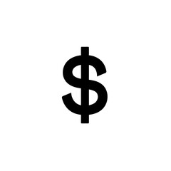 Obraz premium Money Icon, Minimal Simple Logo