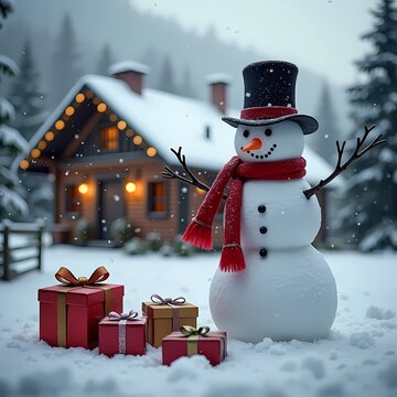 Navidad en blanco con un amigo especial