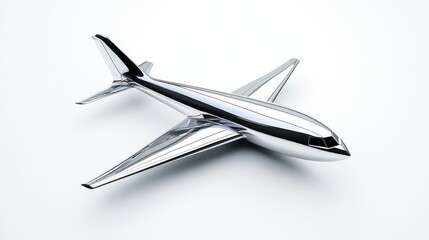 Chrome Airplane: A Gleaming Symbol of Air Travel