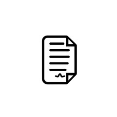 Document Icon, Minimal Simple Logo
