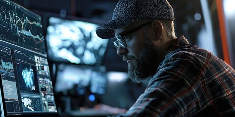 A tech engineer developing innovative remote business solutions to enhance productivity in a dynamic work environment.