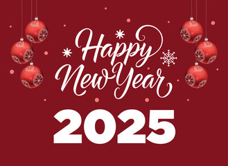 we wish you a happy new year.2025.vector