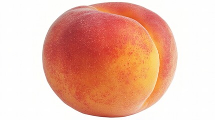 Fresh and Ripe Apricot Isolated on White Background for Culinary Use