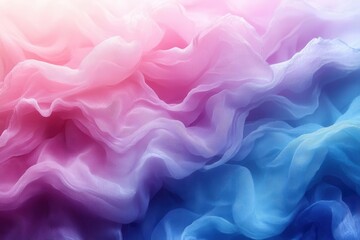 Obraz premium pastel gradient background transitioning smoothly from blue to white, creating a serene and calming visual, ideal for backgrounds or promotional materials