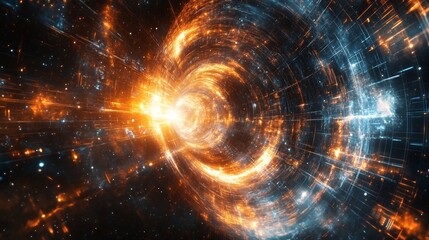 Theoretical AIpowered quantum experiment testing the viability of dark energy manipulation for Type II civilizations visualized with advanced cosmic insights