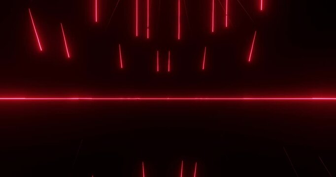 4K energy explosion, abstract red laser energy, red color