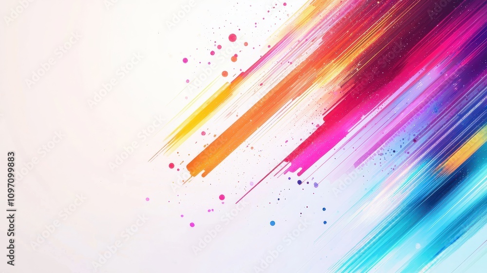 Poster dynamic color splash art creative studio abstract design vibrant environment close-up perspective ar