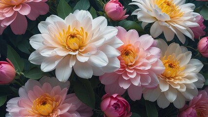 4K Cinematic Flower Wallpaper, Computer Flower Background, Desktop Flower Wallpaper