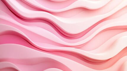 Obraz premium Pink Abstract Waves: Fluid Background Texture