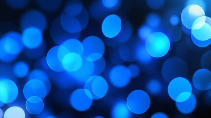 Stunning Blue Bokeh Background: Abstract Art